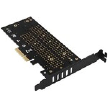 PCEM2-D PCI-E 3.0 4x - DUAL M.2 SSD AXAGON