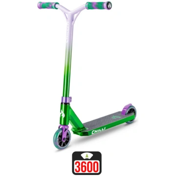 Chilli Jumpstart M green/purple triku skrejritenis