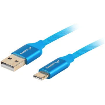 Lanberg , USB Type-C to USB Type-A 2.0 Cable Blue