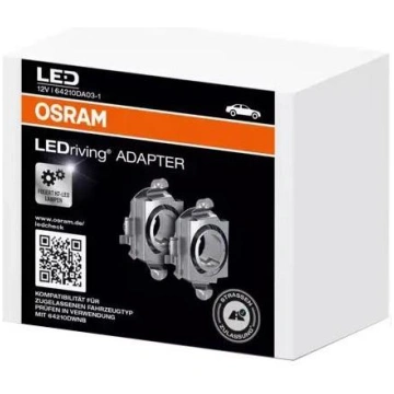 KOMPLEKTS 2x LEDriving Pārveidotājs/Adapteris H7 -