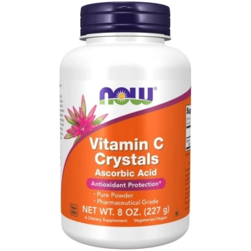 Now Foods C vitamīns askorbīnskābe - 227 g