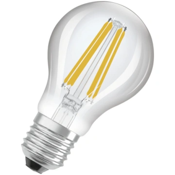 OSRAM LED spuldze E27 A60 5W 1055lm 3000K caurspīd