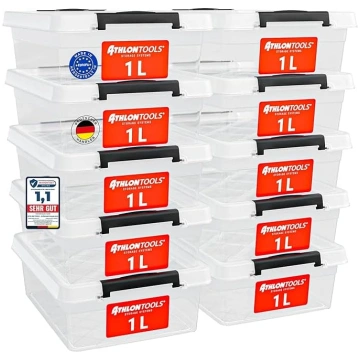 ATHLON TOOLS 10 1 litra uzglabāšanas kastu komplek