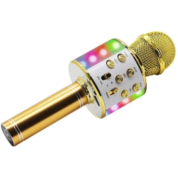 Bezvadu mikrofons Manta MIC21-PKL, zelta krās