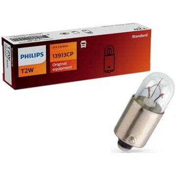 Spuldze PHILIPS T2W 24V BA9s PHILIPS – Spuldzes PH