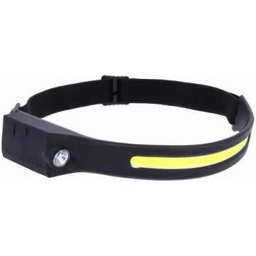 Headlamp with motion sensor, 270° light, rechargab