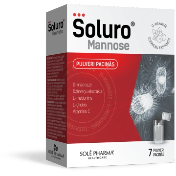 Soluro® Mannose, 7 paciņas