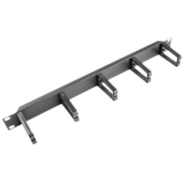 Lanberg 19" kabeļu vadības panelis ar 5 plastmasas