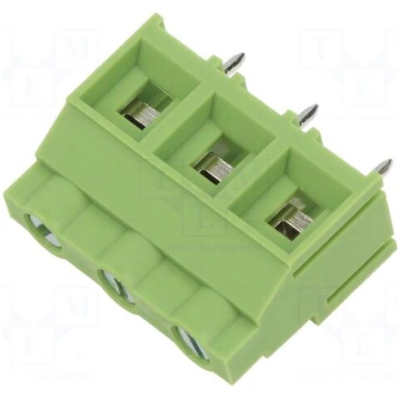 Connector: PCB terminal block | terminal | angled 