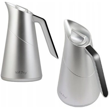 Vialli Design Soho 1l stikla termoss (sudraba-meln