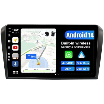 Android 12 IPS auto radio piemērots Mazda 3 (2006-