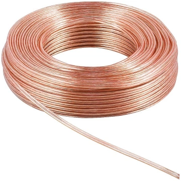 Goobay speaker cable, 2 x 2.5 mm, 10 m, transparen