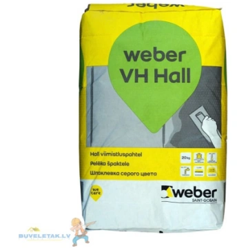 Špaktele Weber VH pelēks 20kg SPEC.CENA 33036