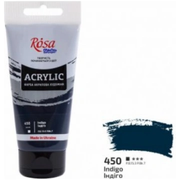 Akrila krāsa 75ml ROSA Studio 450 Indigo