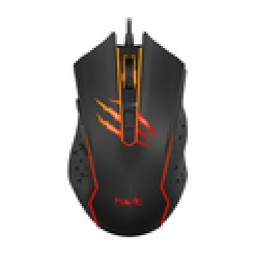 Havit MS1027 1000-2400 DPI Spēļu Pele / Melna ( MS