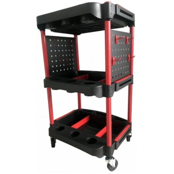 WORKSHOP TROLLEY | 3-LEVEL COMPOSITE WITH PARTS ST