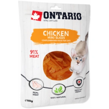 Gardumi kaķiem : Ontario Cat Mini Chicken Slices 5