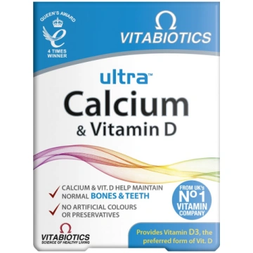 Vitabiotics_ultra Calcium + Vitamin D Uztura Bagāt