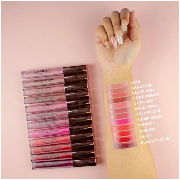 Makeup Revolution Lip Vinyl Lipgloss Ruby Tonālais