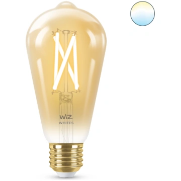 Viedā spuldze WiZ LED, ST64, 2000 - 5000 °K, E27, 