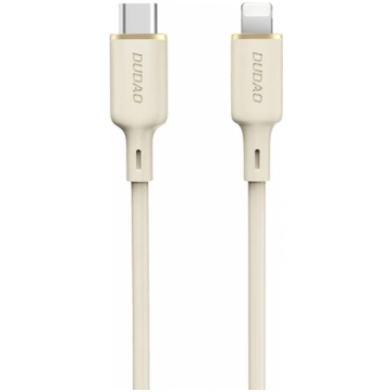 DUDAO L7SCL USB-C - Lightning 30W 2m cable - beige