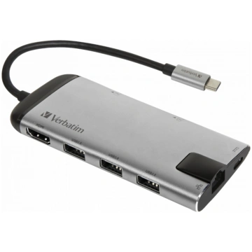 Verbatim USB-C Multiport hub HDMI LAN USB SD Micro