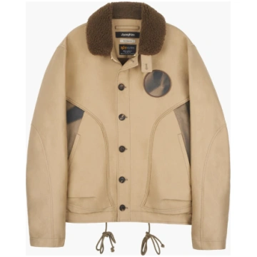ALPHA X JIYONGKIM SUN-BLEACHED DECK JACKET - GREEN
