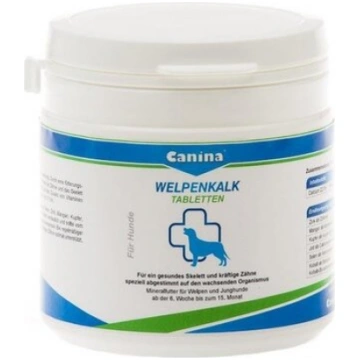 Canina tabletes Welpenkalk N150, 150 g