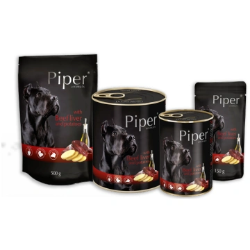 PIPER BEEF LIVER AND POTATOES 500G - Konservēta ba