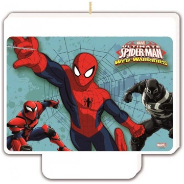 Spiderman dzimšanas dienas svece