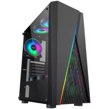 PC Midi Tower USB 3.0 Gaming Case without Power Ad