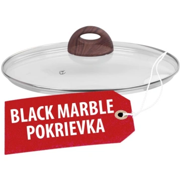Vāks Magic Home Black Marble Line, 26 cm