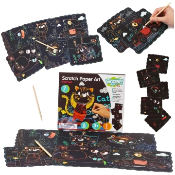 Woopie ART&FUN Zestaw Kreatywny Wydrapywanki dla D