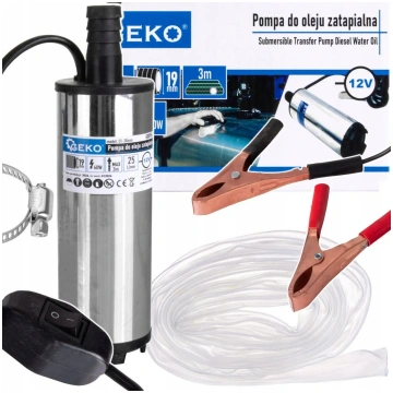 Iegremdējamā eļļas sūknis GEKO G00956 12V 52 mm ar