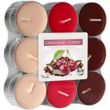 Tējas sveces aromātiskās Chocolate Cherry 18 gb Bi