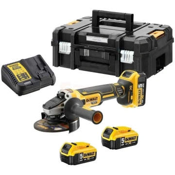 DeWalt akumulatora leņķa slīpmašīna DCG405P3