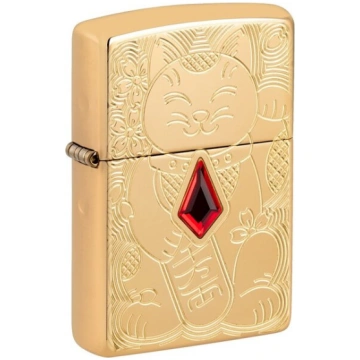 Zippo šķiltavas 49802 Armor™ Lucky Cat Design
