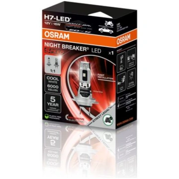 LED spuldze ≜ H7 OSRAM Night Breaker SPEED 12V 16W