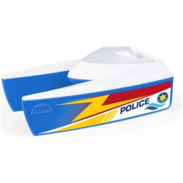 Policijas katamarāns laiva 17 cm L04713 | L04713 L