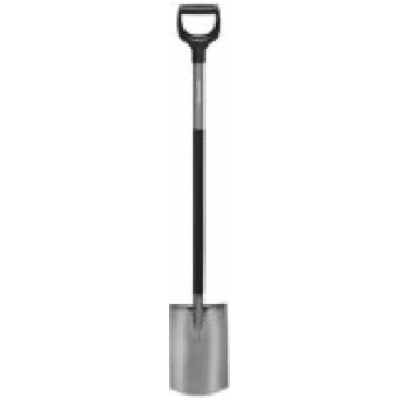 Fiskars ERGONOMIC ROUNDED SPADE GREY Lāpsta 102537