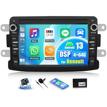 4G + 64G 8 Core Android 13 Auto Radio priekš Renau