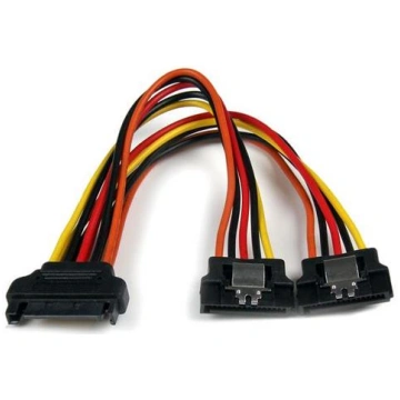 StarTech.com 6-inch Latching SATA Power Y Splitter