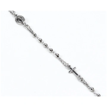 Silver Rosary Bracelet Gioielli De Rosa