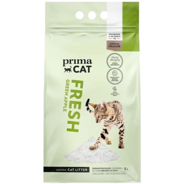 PrimaCat Fresh Apple kaķu smiltis baltais bentonīt
