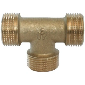 Misiņa trejgabals D1/2"", ar ārējām vītnēm, 092526