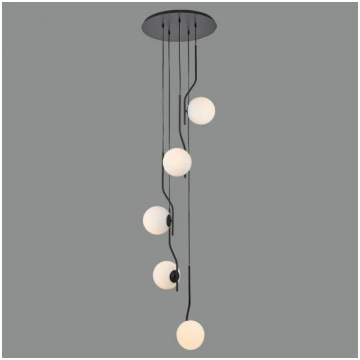 Piekarama lampa MAUI 5 Black C816352N ACB
