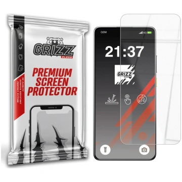 Hibrīdais ekrāna aizsargstikls GrizzGlass HybridGl