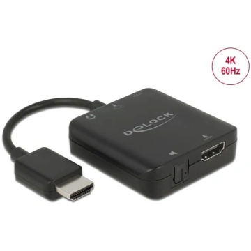 Delock HDMI Audio Extractor 4K 60 Hz compact | 633