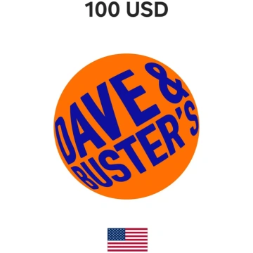 USA Dave & Busters 100 USD Gift Card MISSING
