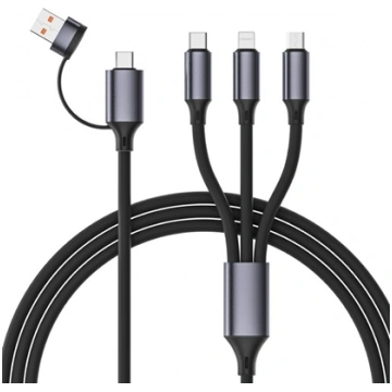 Kabelis Gembird 4-in-1 USB type-C and Micro USB 1.